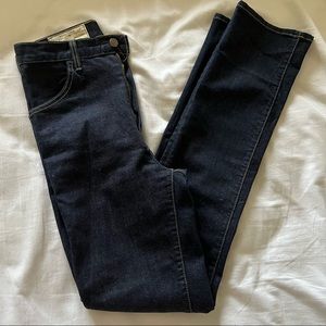Imogene + Willie "Imogene" Jeans High Rise Straight Leg Dark Wash Denim